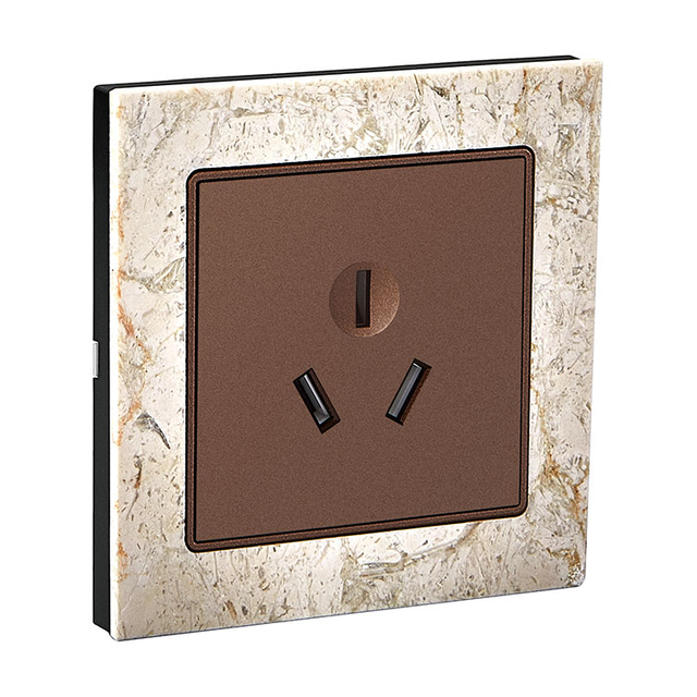 16A三孔 G9大理石 西班牙米黄