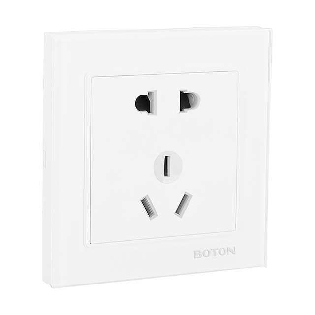 二、三极插座 G9玻璃 白 