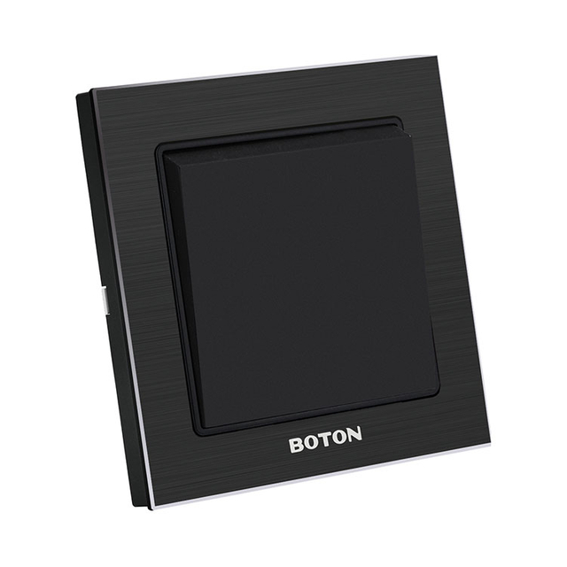 一位开关 G9拉丝黑