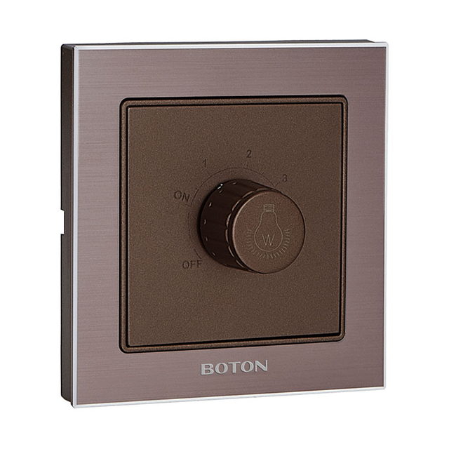 调光开关 G9拉丝玫瑰金+咖