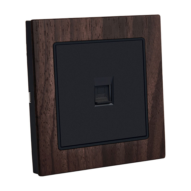 电脑插座 G9木纹（玫瑰木+黑）